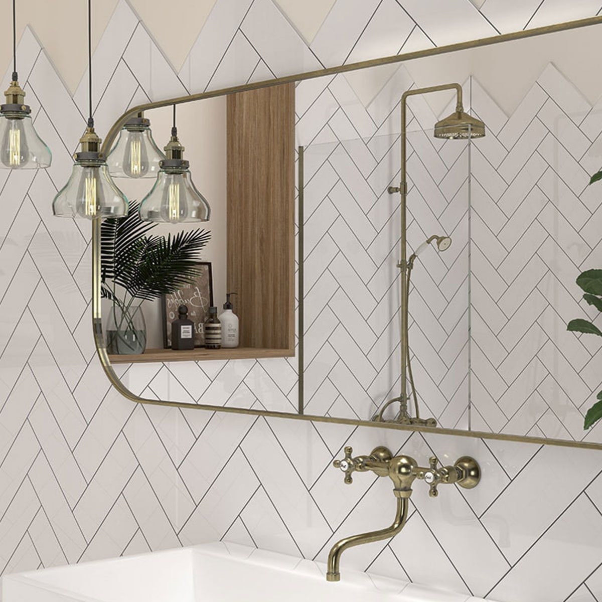 Revêtement petit format Mainzu - Blanc lisse brillant 10x30