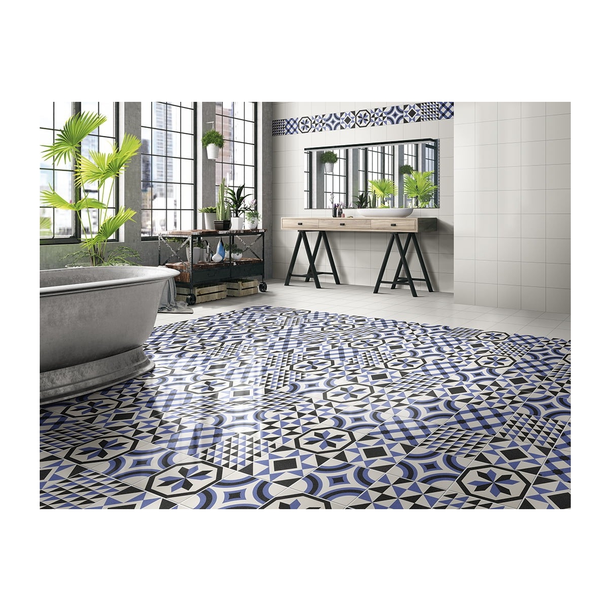 Trinity Blu 20x20 (m2) Serie Trinity