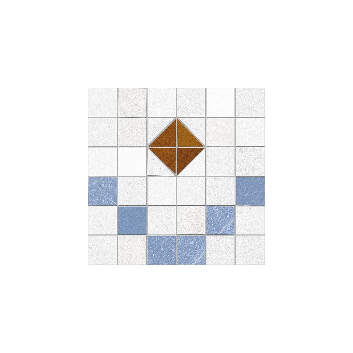 Tabarly Blue 20x20 (m2) - Hydraulic flooring in porcelain stoneware