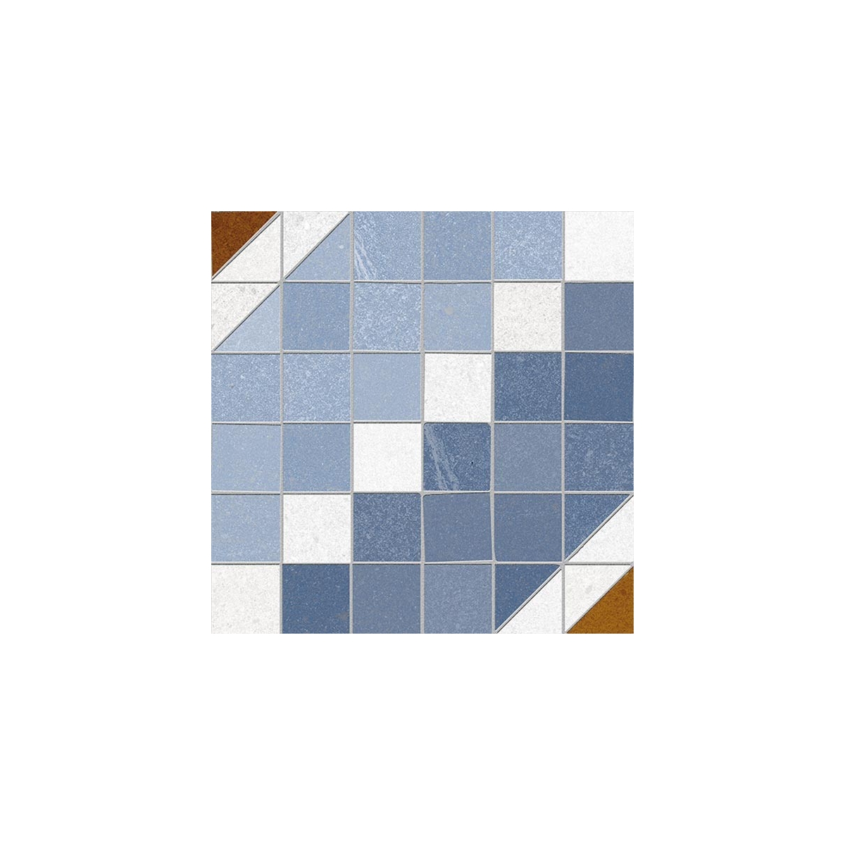 Marly Azul 20x20 (m2) - Pavimento hidráulico em grés porcelânico