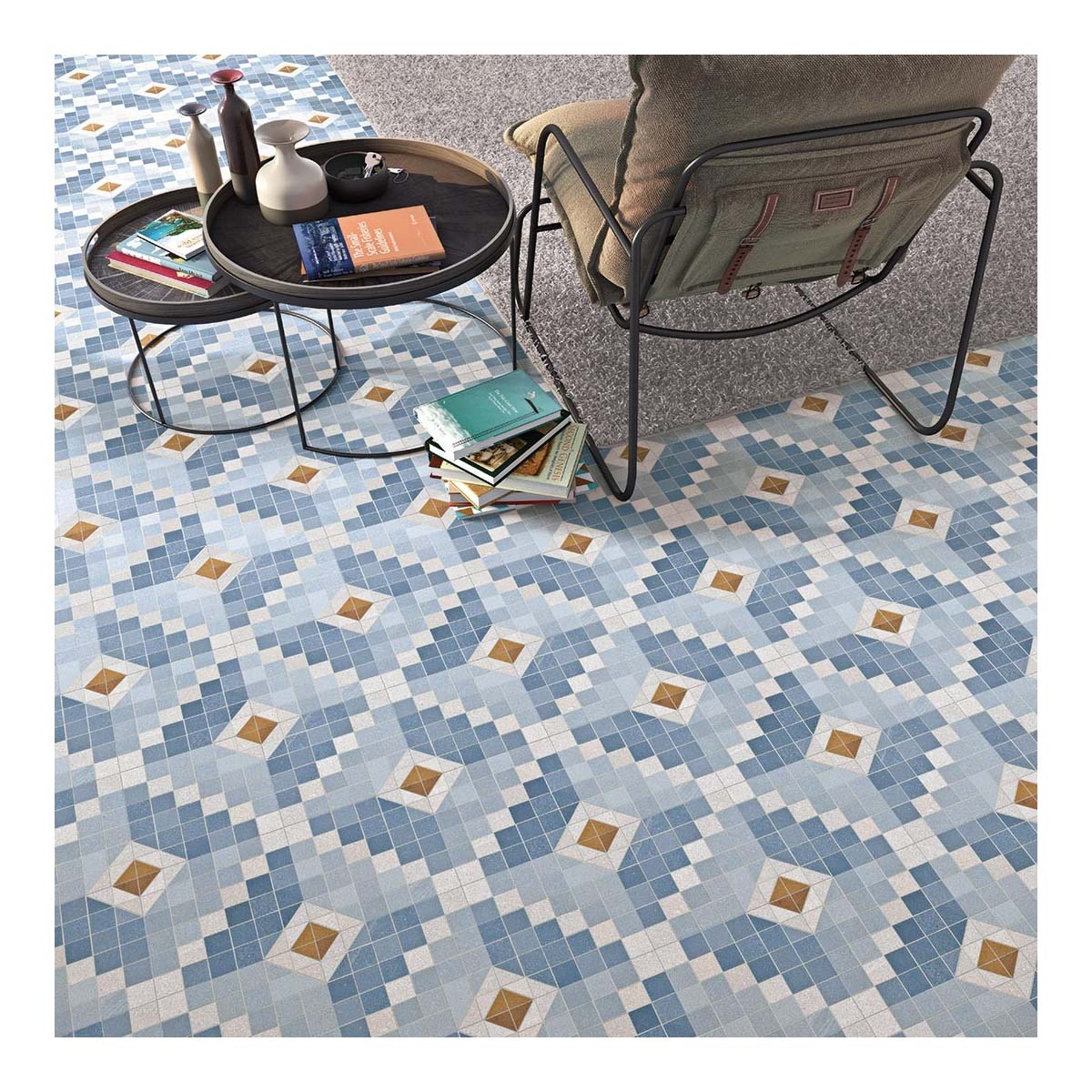 Bleu Marly 20x20 (m2) Vives