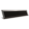 Azulejo tipo metro 7.5x30 negro brillo