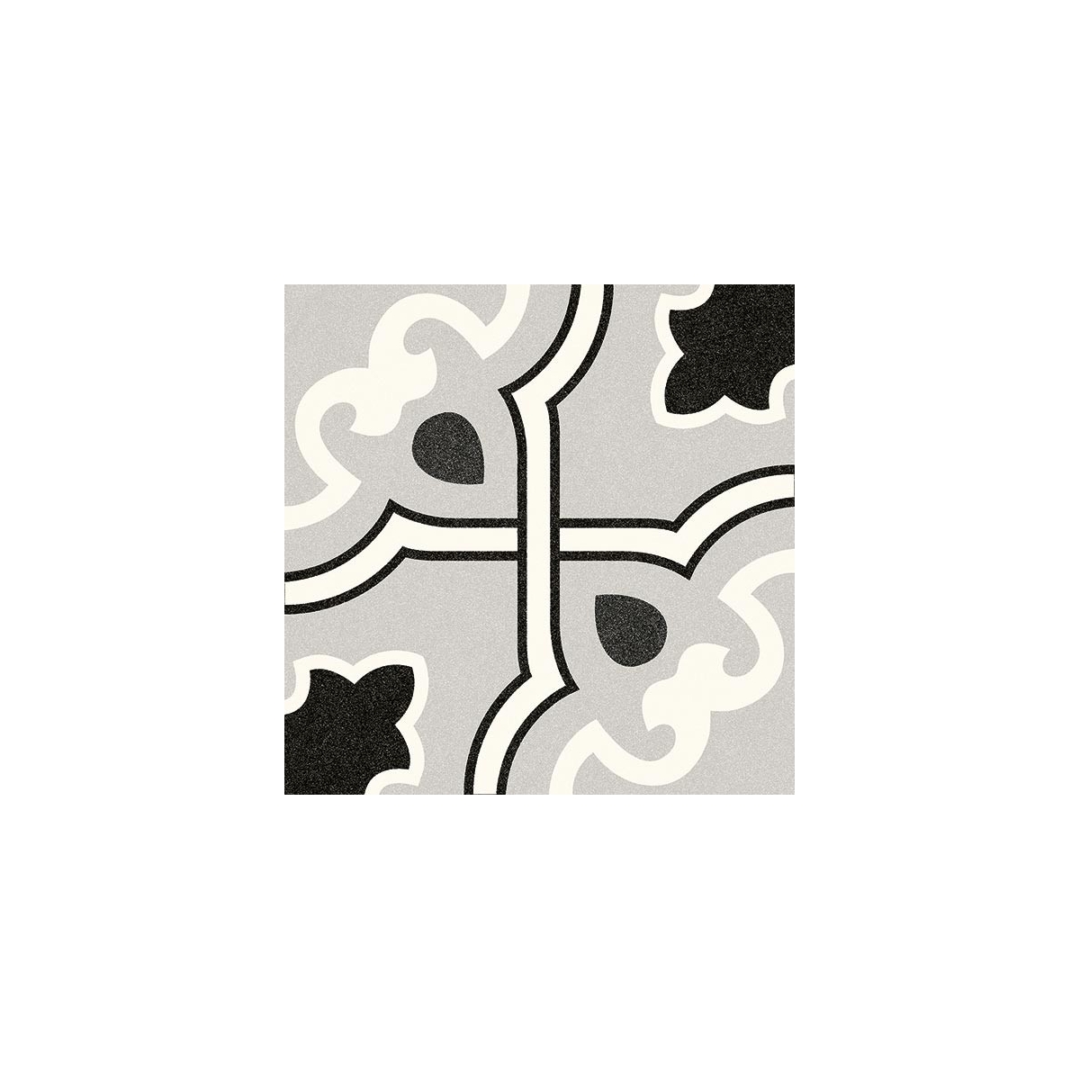 Bucareli Gray 20x20 (m2) - Hydraulic flooring in porcelain stoneware