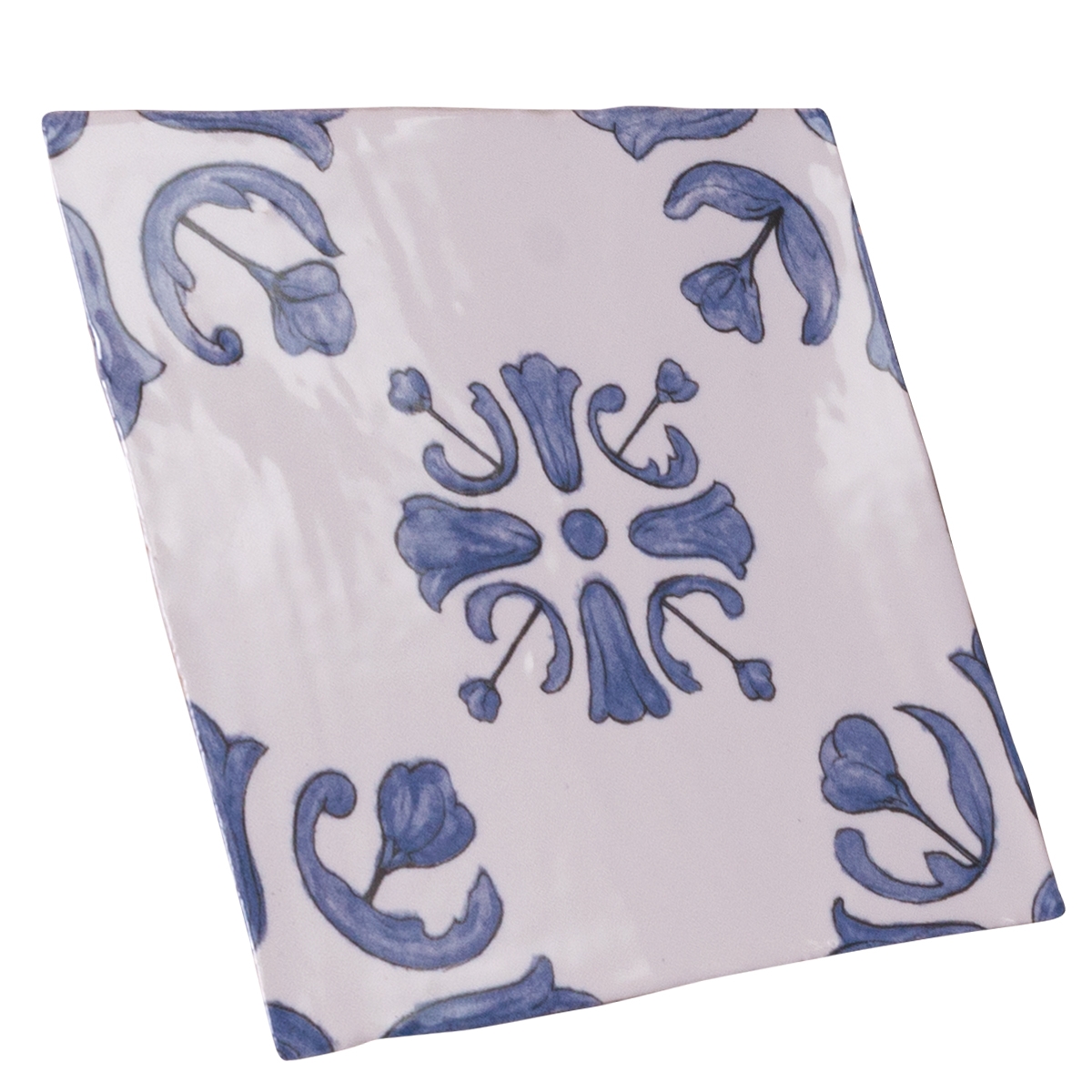 Revestimiento con decorados Pissano - Córcega Blue Brillo 13x13 