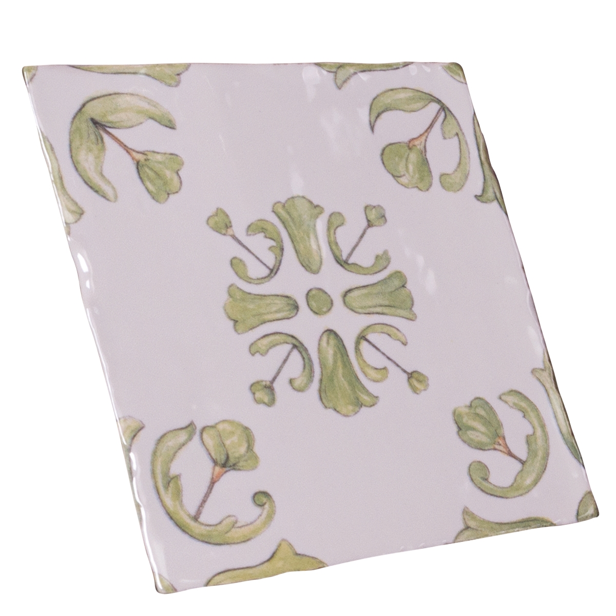 Coating with Pissano decorations - Corsica Mint Gloss 13x13