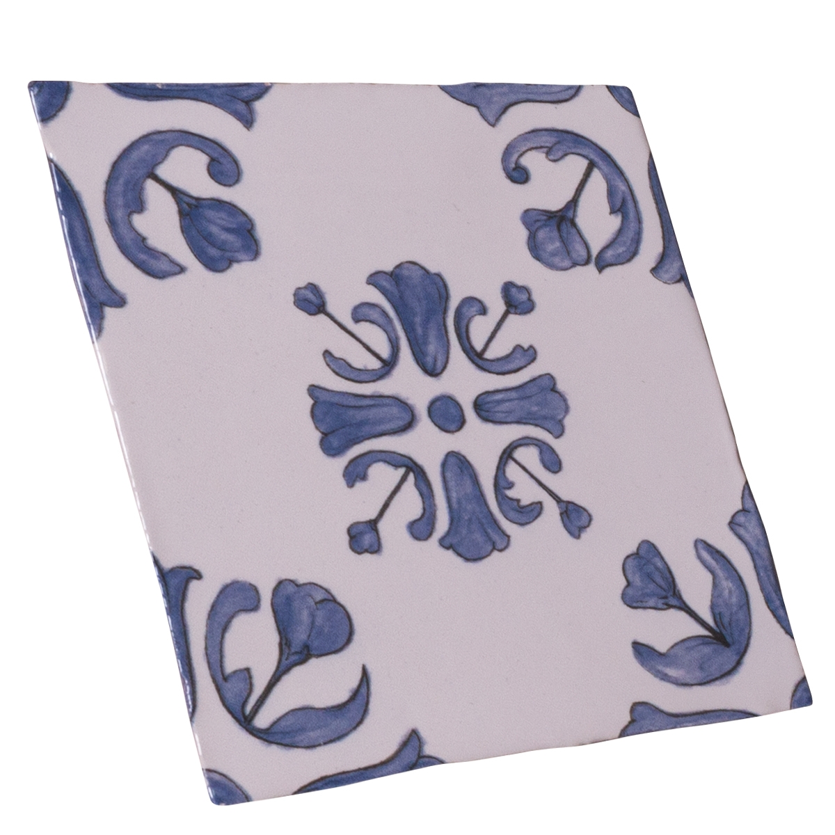 Imitação de revestimento hidráulico corsica azul mate