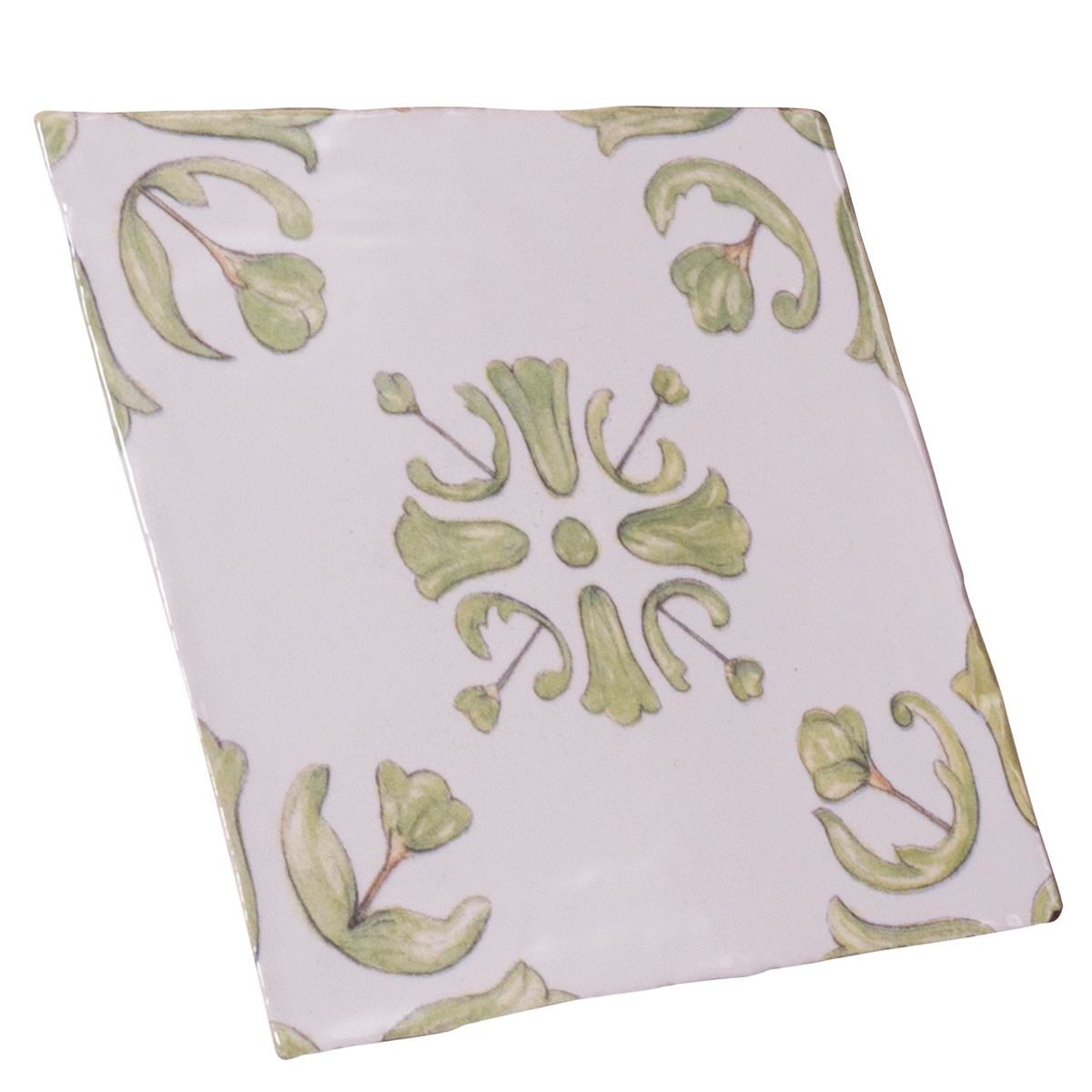 Córcega Menta Brillo 13x13  - Revestimiento con decorados Pissano