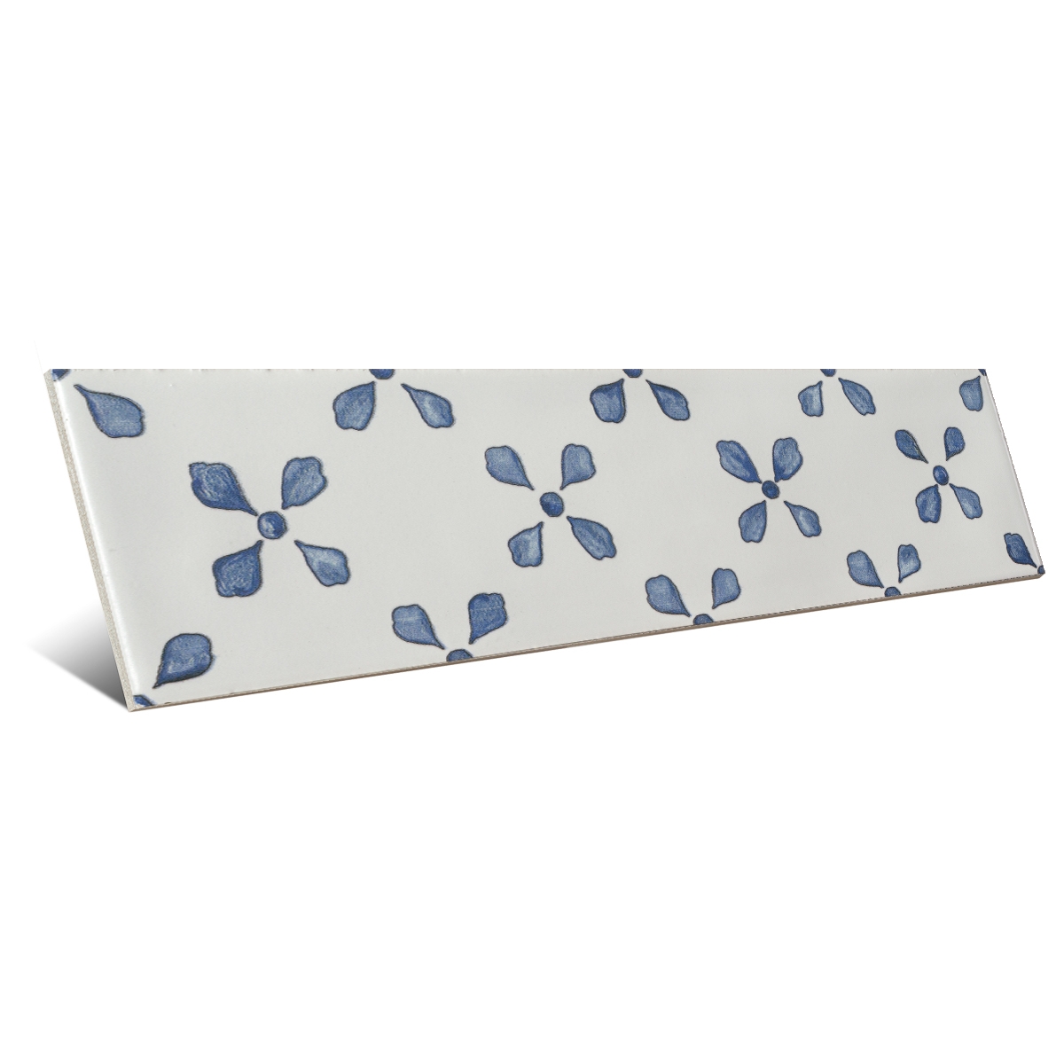 Blue matte hydraulic imitation tile 7.5x30