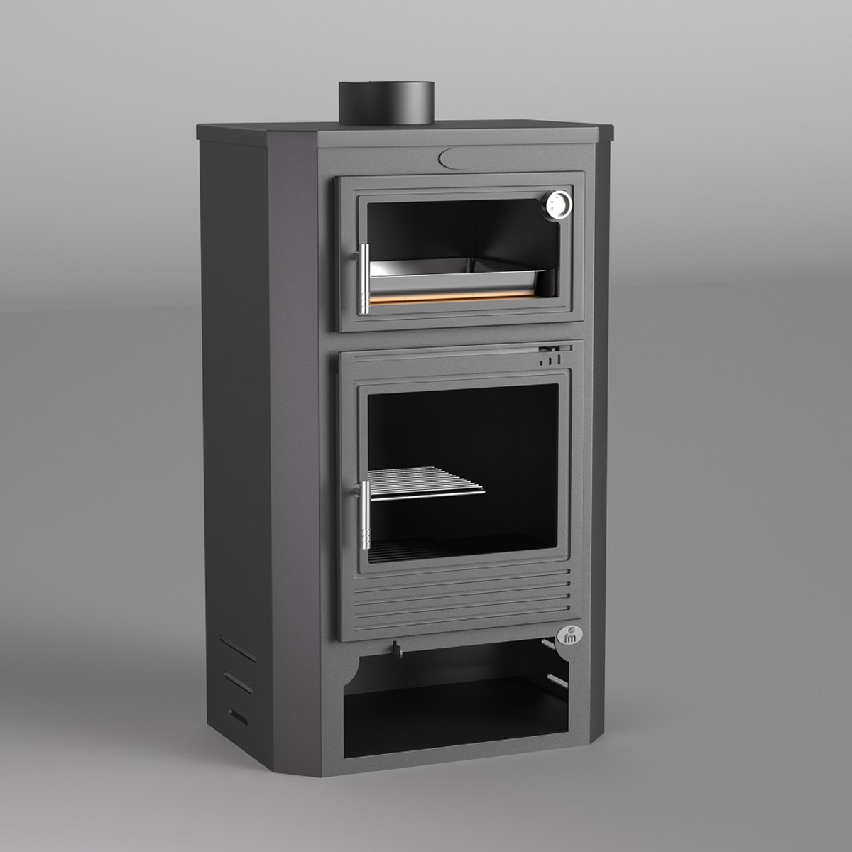Wood stove with oven M-104 Direct gift