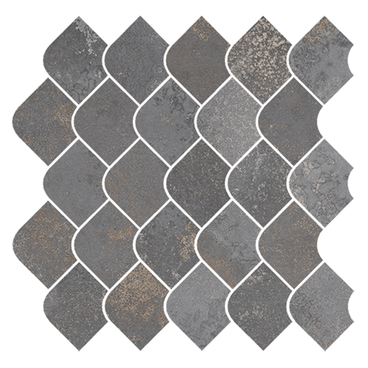 Mosaico Korubo Grafito 30x30 (Caja 1.080m2)