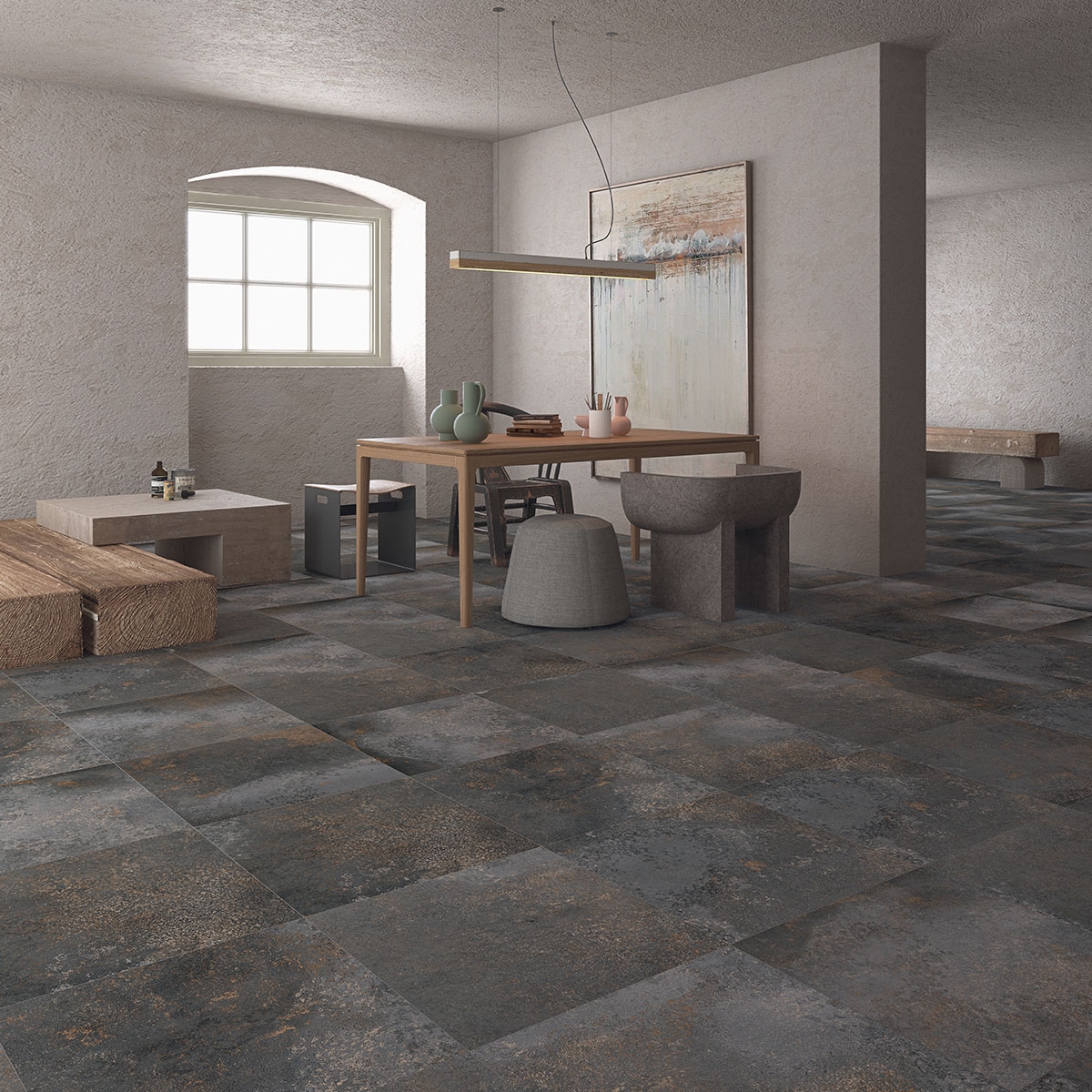 Vives - Collection Yuri par Vives - Yuri-R Basalte 58.3x58.3