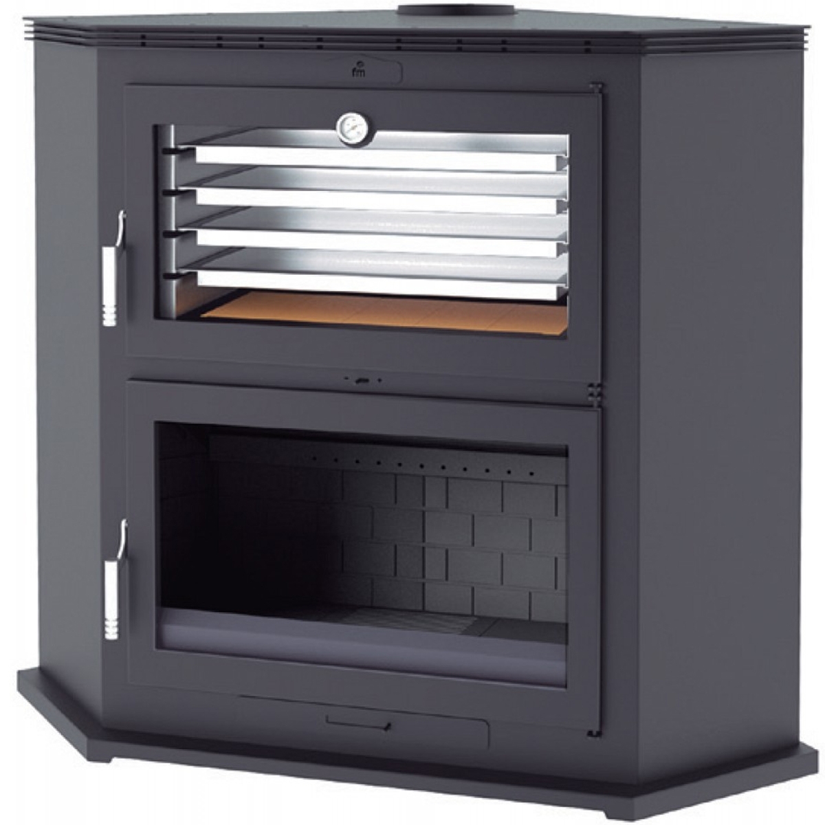 Heizen FM Calefacción - Eckholzofen HL-100-R Direktgeschenk