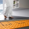 Underfloor heating kit with touch thermostat