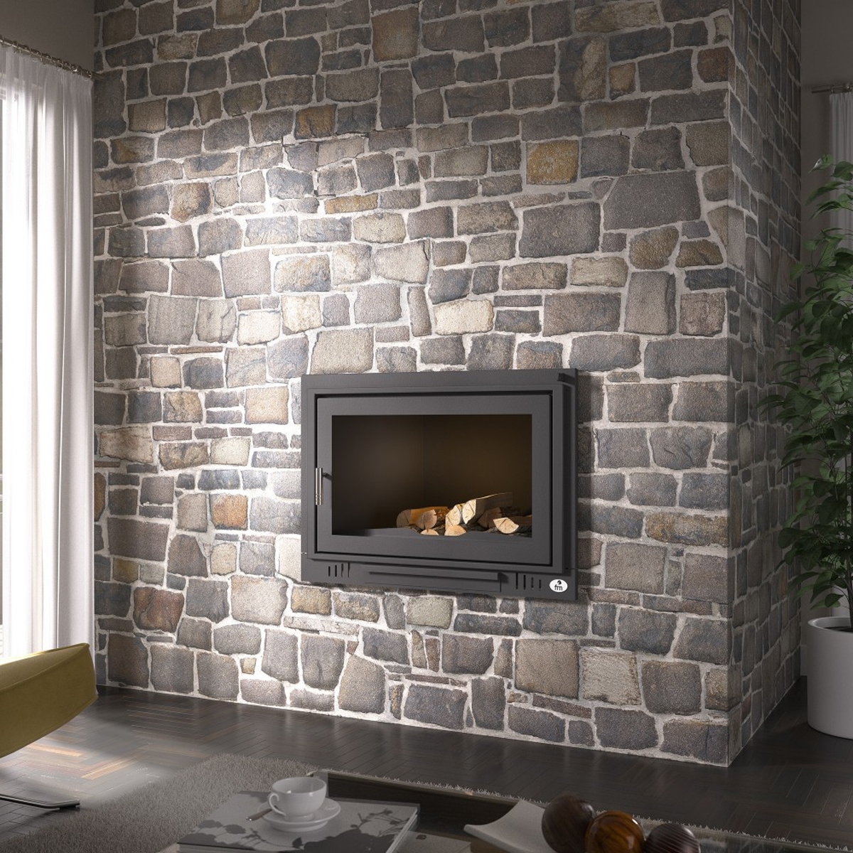 Photo of Wood Wood Insert with Hearth HC-100 (without door) Direct gift