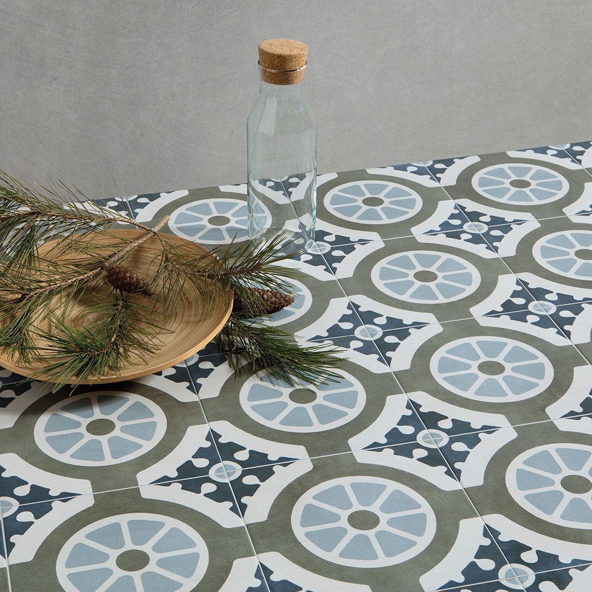 Havane Blanc Rond 22.3x22.3