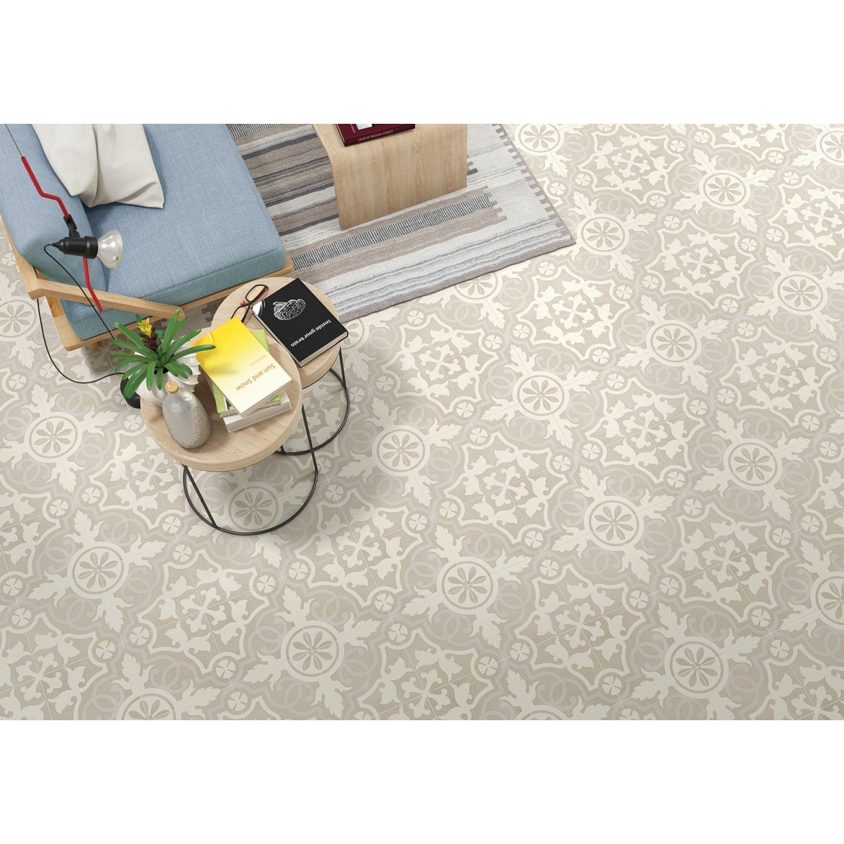 Imitação de pavimento hidráulico Vives - Tulpan 20x20 (m2)