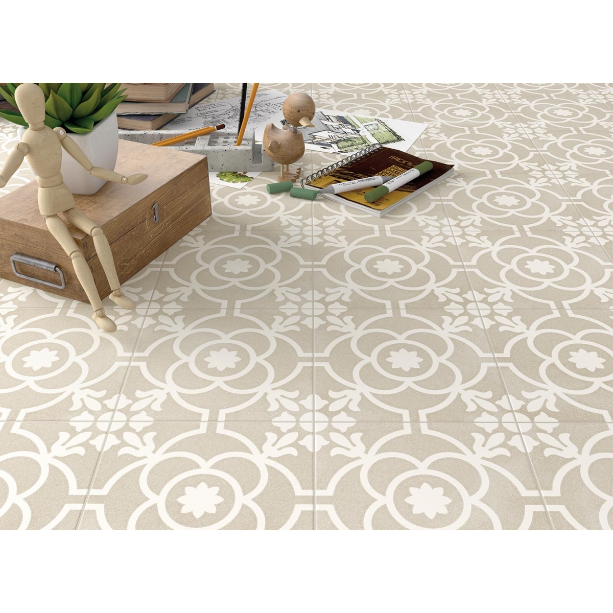 Blomknopp Siena 20x20 (m2) Vives