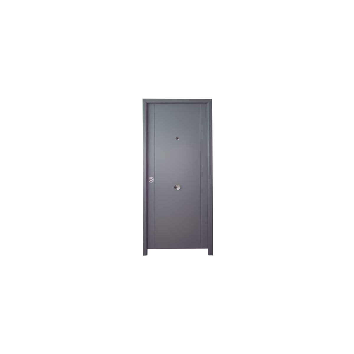 Milan Omega 100cm grau 4 Porta Blindada - Cearco