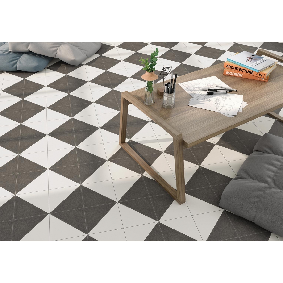 Tre Anthracite 20x20 (m2) Vives