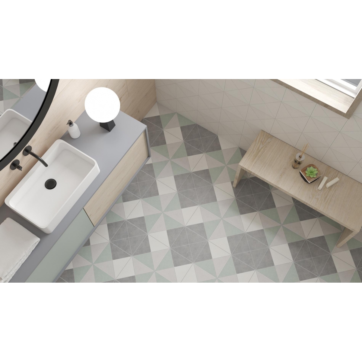 Diamant Sauge 22.3x22.3 (boîte 1 m2) Pamesa Cerámicas