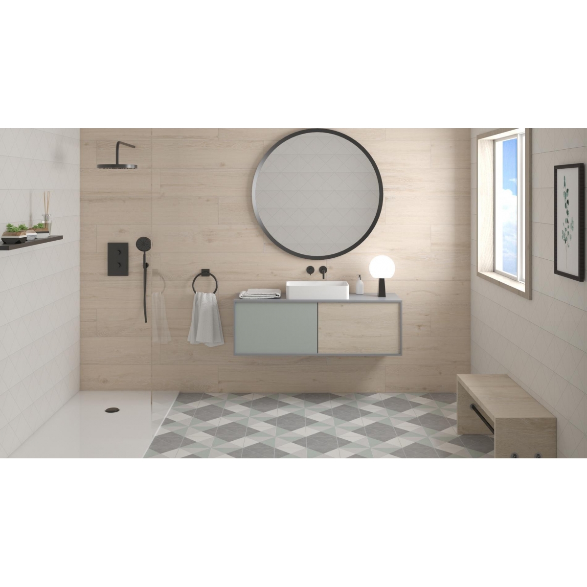 Pamesa Cerámicas Diamond Sage 22.3x22.3 (boîte 1 m2)