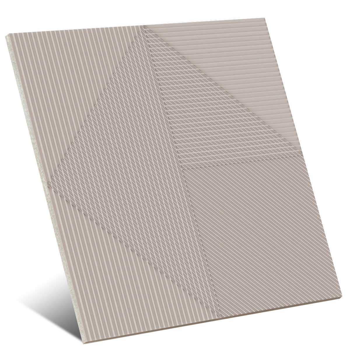 Papier peint avec décorations Harmony - Lins Taupe 20x20