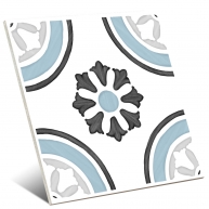 Tanger Blue Dhalia 12.3x12.3 - Harmony