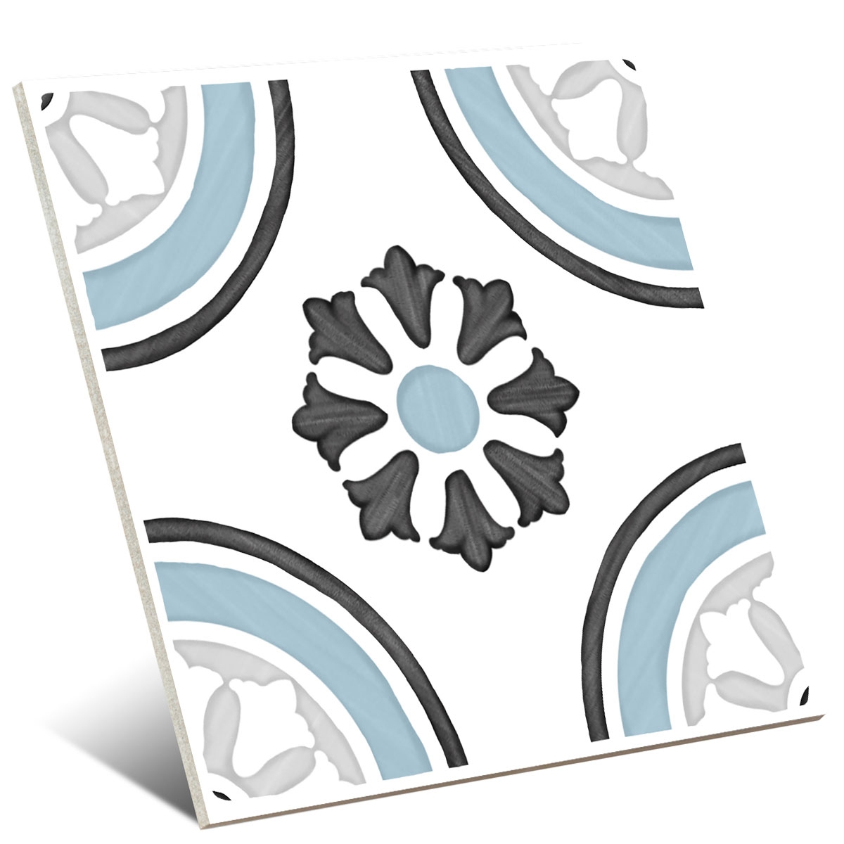 Tanger Blue Dhalia 12.3x12.3  - Harmony