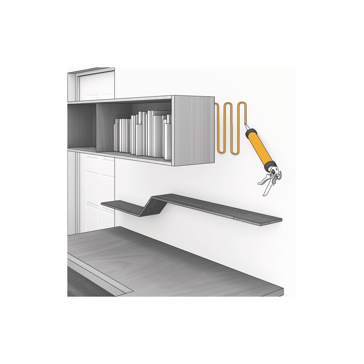 Sikaflex 118 Extreme Grab White – Kleber mit hohem Griff