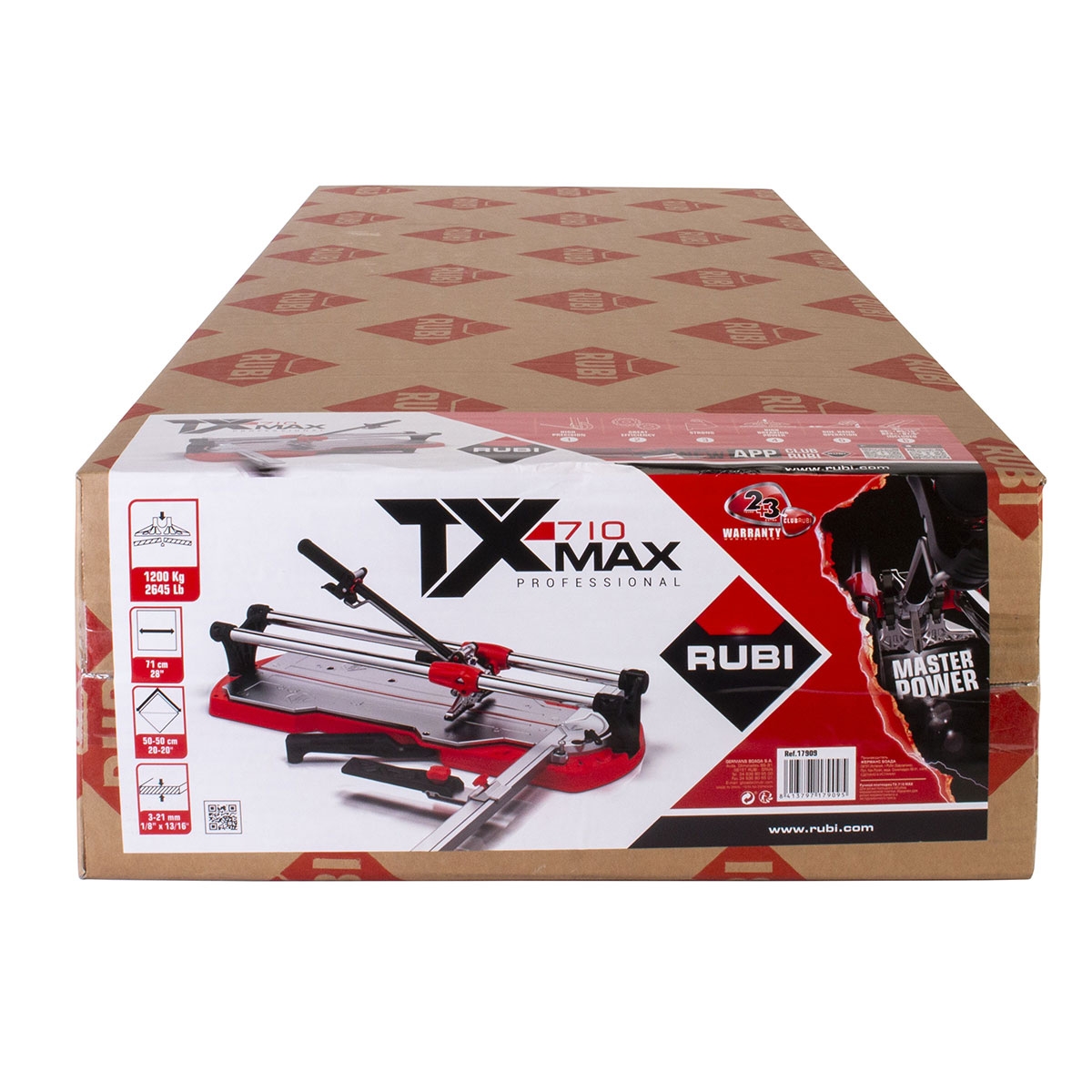 Rubi - Fotografia do cortador manual de cerâmica TX-710 MAX