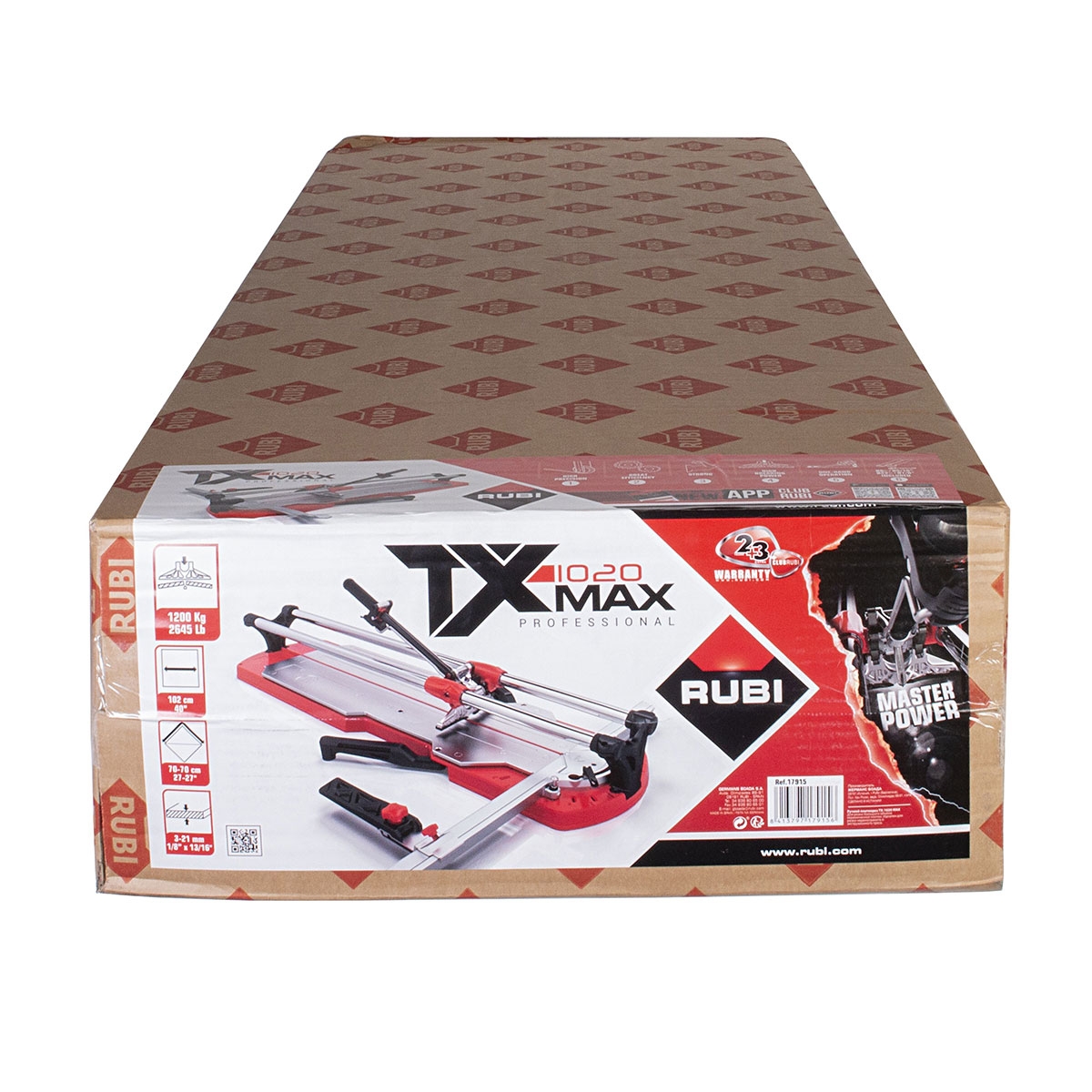 Rubi - Cortador manual de cerâmica TX-1020 MAX Cortadores manuais de cerâmica