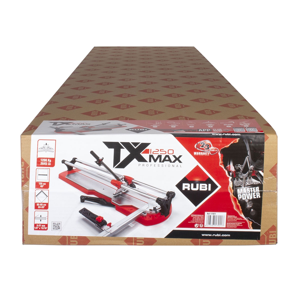 Cortadora manual de cerámica TX-1250 MAX Rubi Cortadores manuales de cerámica