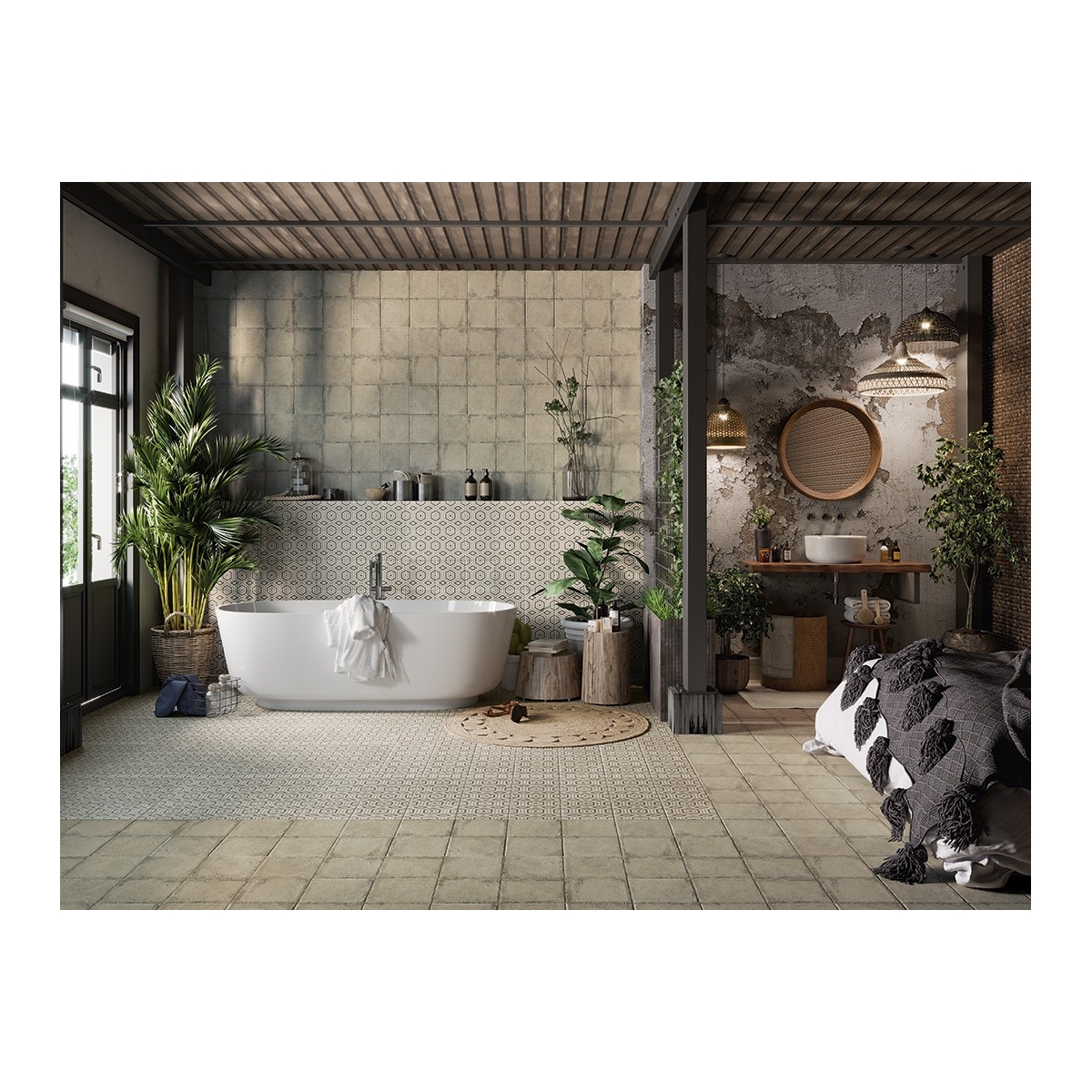 Mainzu Norland Bege 20x20 (caixa 1m2)