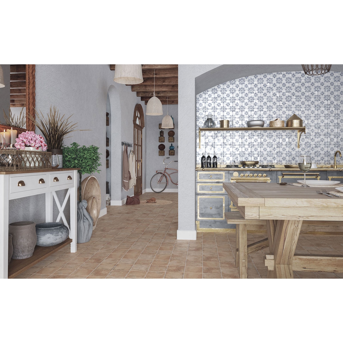 Corsica Photo Blue Mate 13x13