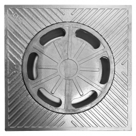 Aluminum drain for water drainage 25x25