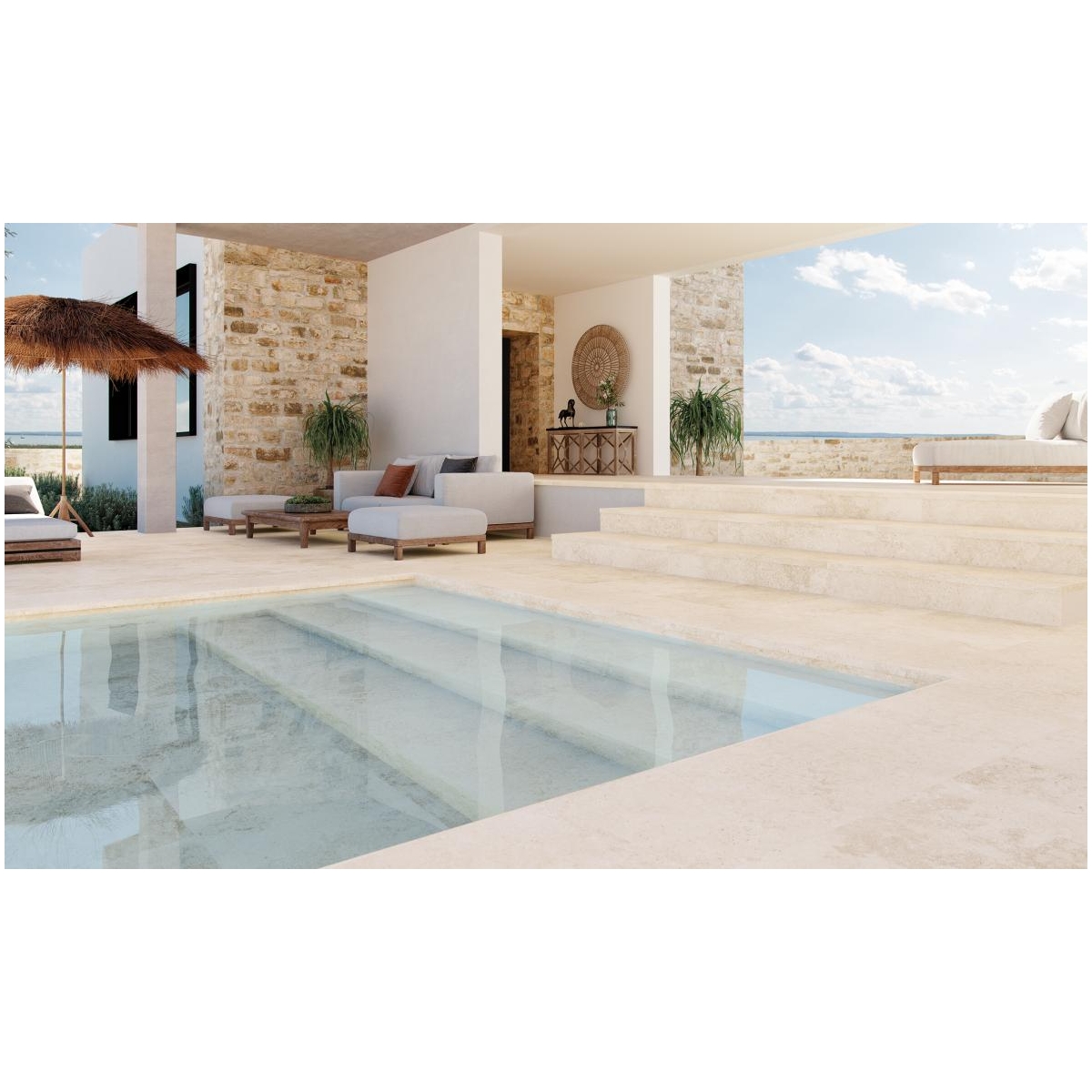 Samoa Crosscut Petra pool edge 50x120cm