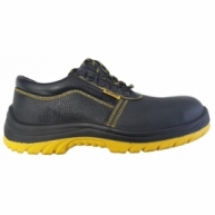 Chaussure en cuir noir et jaune Viat301 T-42 S3 - Bellota