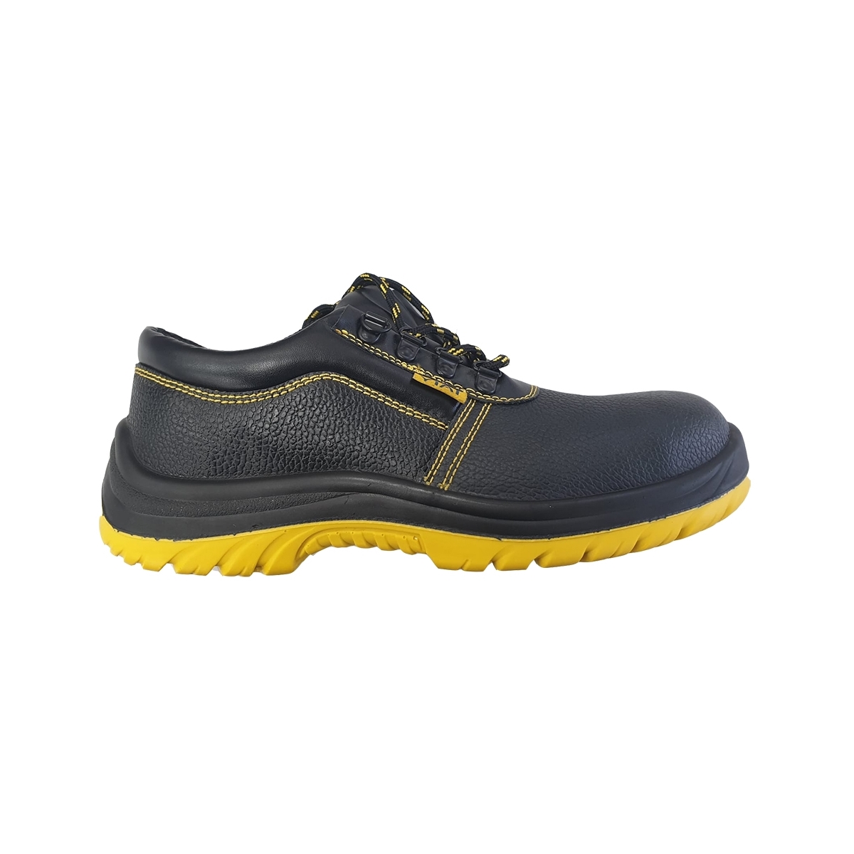 Sapato de couro preto e amarelo Viat301 T-42 S3 - Bellota