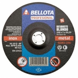 Disco Abrasivo Desbaste Inox-Metal 115