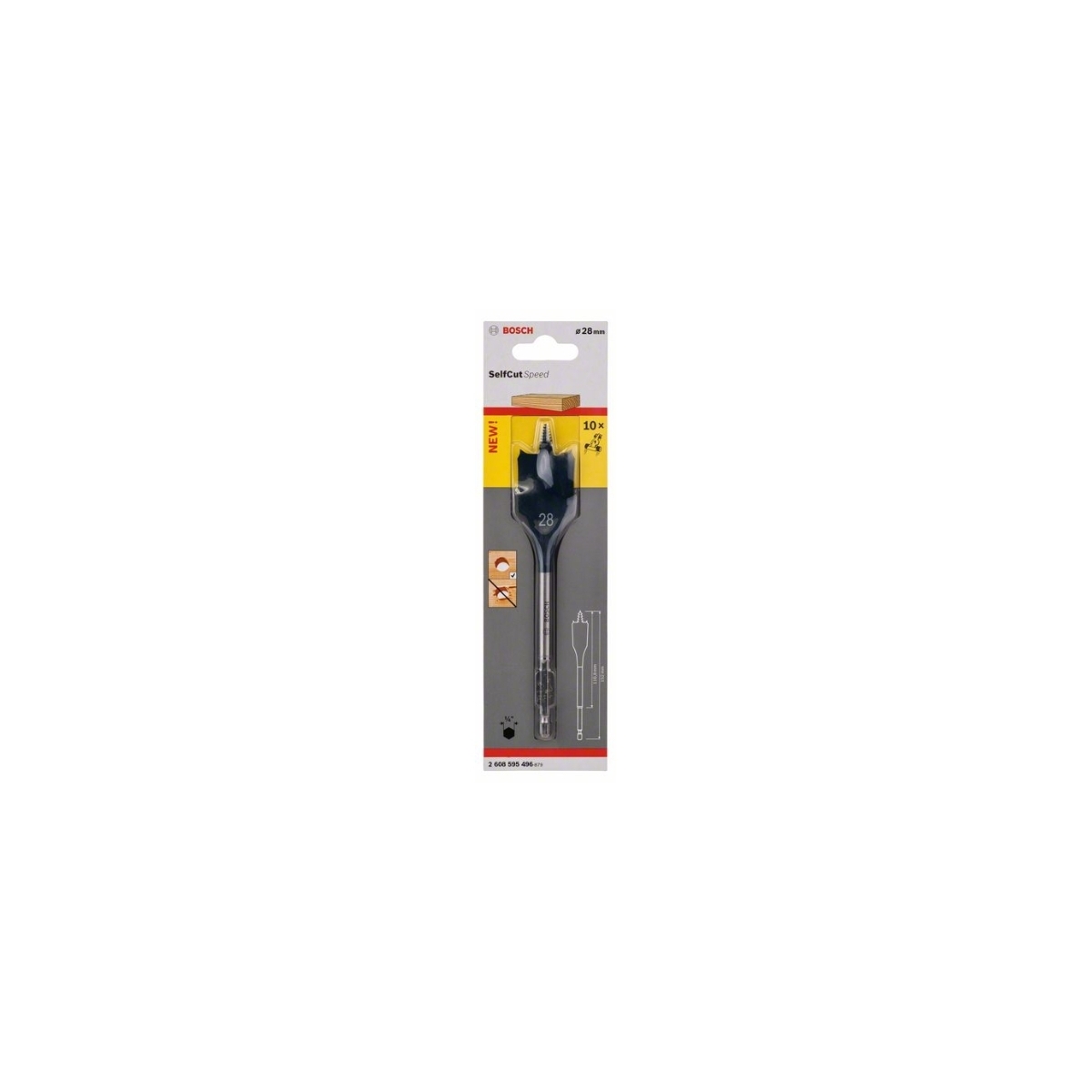 Foto do Fraesbohrer Flat Router Bit Bosch 28 x 152 mm