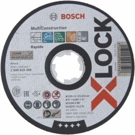 X-Lock Multi-Construction Disc 125X1Mm