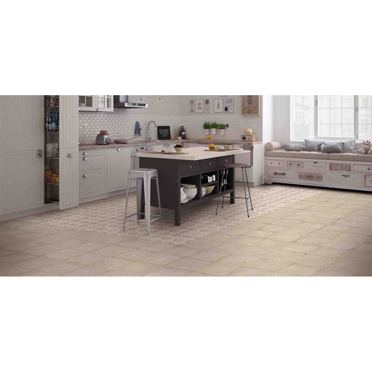 Triana Bege 25x25 (m2) Keros Cerámica