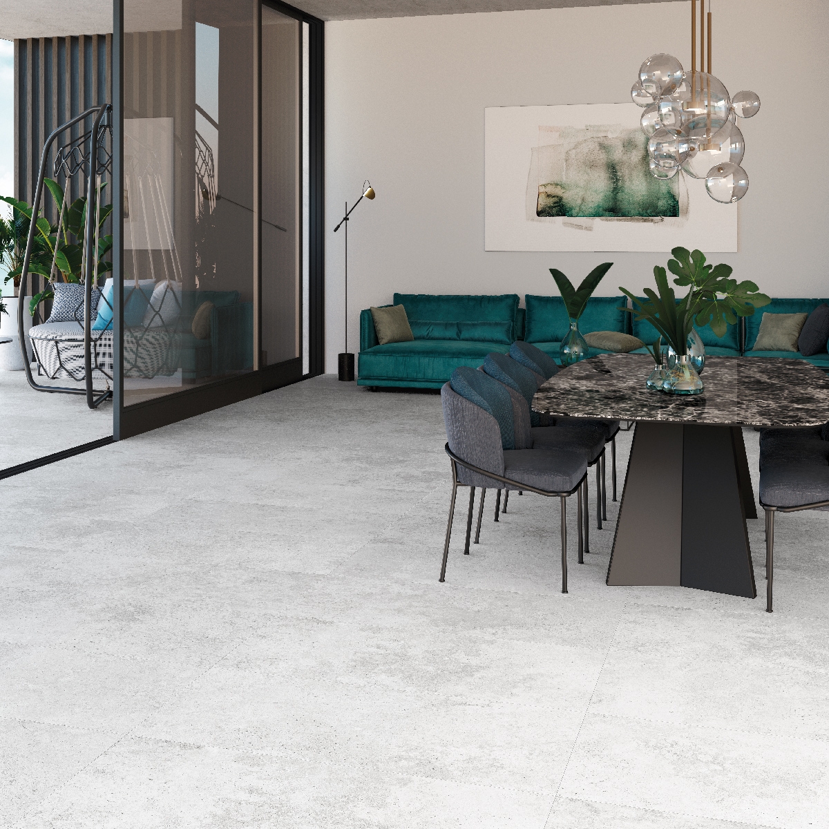 Crosscut Cloud 37.5x75 cm - Non-slip outdoor flooring Cerámica Mayor