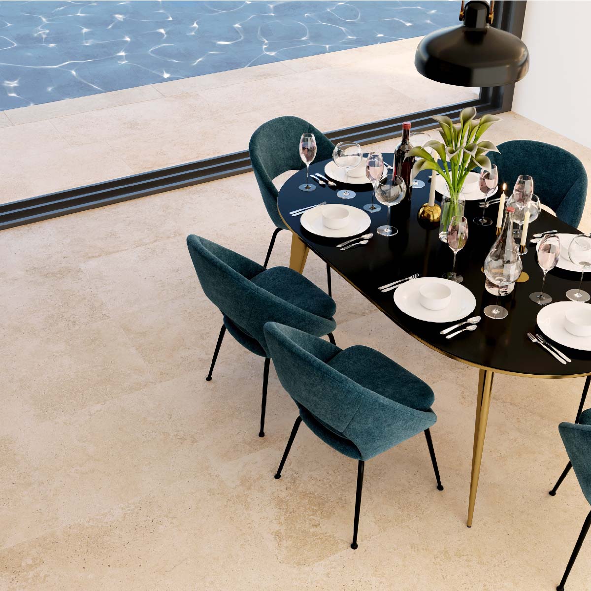 Crosscut Petra 37.5x75 cm - Non-slip outdoor flooring Cerámica Mayor