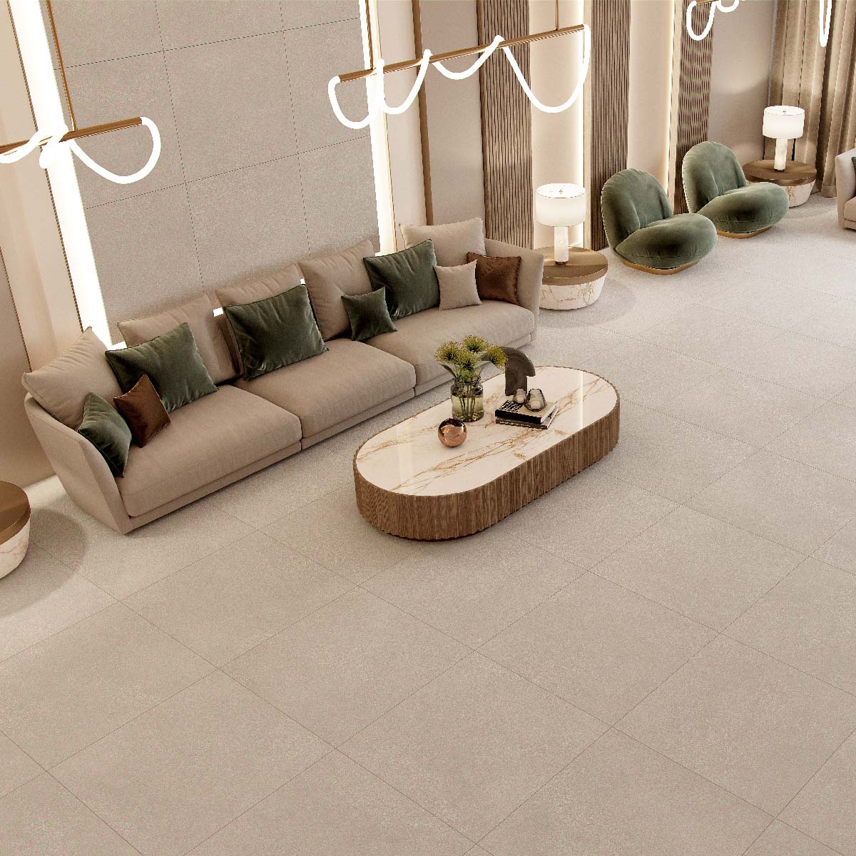 Lao Ash Sockel 90x90 cm – rutschfester Außenboden Keramik Mayor