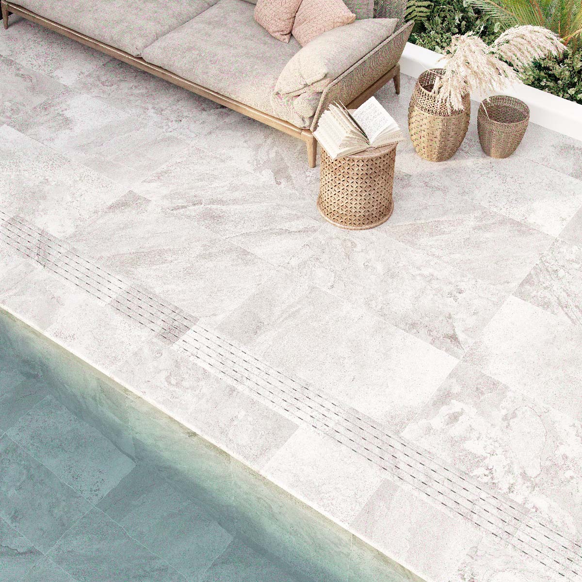 Keramik Mayor - Cupira-Sammlung von Mayor Keramiken - Cupira-Knochen 60x120 cm