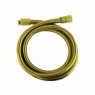 Photo of Toilet Flexo Ramón Soler 1121C Brushed Gold G1/2"--G1/2" Flexo 1.20M