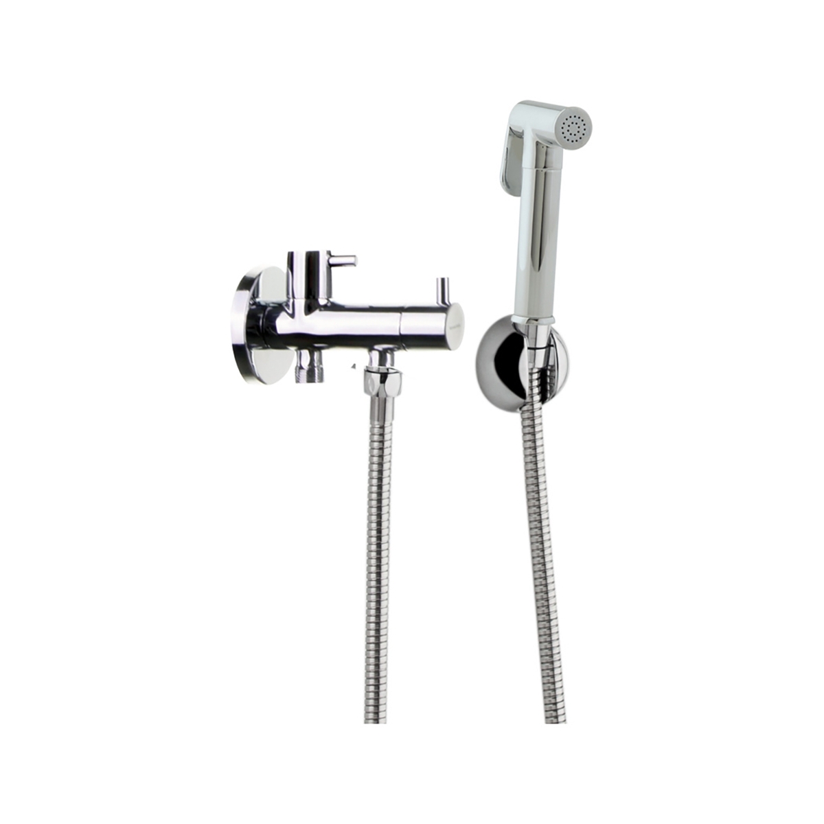 Foto von Toilettenset 1 Wasser-Ramón-Soler 113702 Chrom-Toilette