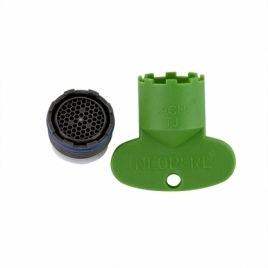 Aérateur Ramón Soler 1598 Aérateur mâle M18.5X1 Cache Limiteur 3.7L + Clé