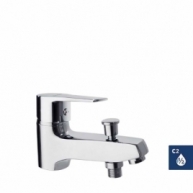 Photo of Bathtub Shelf Ramón Soler 1816 S Chrome Monotrou Titanium C2